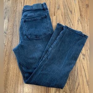 Madewell Black 90s Straight Jeans